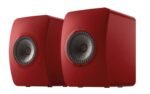 KEF LS50 WIRELESS 2 ROUGE LAQUÉ (LA PAIRE) Enceintes sans fil hi-fi