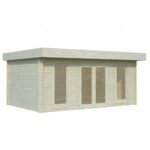 PALMAKO Abri de jardin Bret 19.9 m² avec plancher en bois massif 44 mm