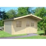 PALMAKO  Abri de jardin Britta 14.6 m² en bois massif 40 mm – Image 2