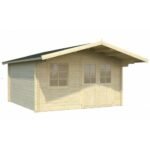 PALMAKO  Abri de jardin Britta 14.6 m² en bois massif 40 mm