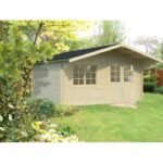 PALMAKO Abri de jardin Britta 17.5 m² en bois massif 40 mm – Image 2