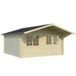 PALMAKO Abri de jardin Britta 17.5 m² en bois massif 40 mm