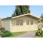 PALMAKO Abri de jardin Britta 19.7 m² en bois massif 40 mm – Image 2