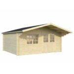 PALMAKO Abri de jardin Britta 19.7 m² en bois massif 40 mm