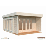 PALMAKO Abri de jardin CAROLINE 14.5 m² en bois massif 44 mm