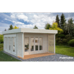 PALMAKO Abri de jardin CAROLINE 14.5 m² en bois massif 44 mm – Image 2