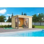 Abri de jardin Domeo 1 Plus 9 m² en bois massif 44 mm