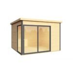 Abri de jardin Domeo 1 Plus 9 m² en bois massif 44 mm – Image 4