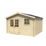 Abri de jardin Ebro B 10.8 m² en bois massif 28 mm – Image 2