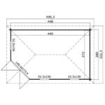 Abri de jardin Edinburgh 11.4 m² avec plancher bois massif 40 mm – Image 4
