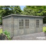 PALMAKO Abri de jardin Ella 13.1 m² en bois massif 28 mm – Image 5