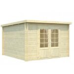 PALMAKO Abri de jardin Ella 8.7 m² en bois massif 28 mm