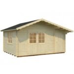 PALMAKO Abri de jardin Emma 14.2 m² avec plancher en bois massif 34 mm