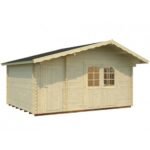 PALMAKO Abri de jardin Emma 14.2 m² avec plancher en bois massif 34 mm – Image 4