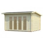 PALMAKO Abri de jardin Ines 11.1 m² avec plancher en bois massif 44 mm – Image 4