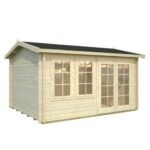 PALMAKO Abri de jardin Iris 11.1 m² avec plancher en bois massif 44 mm