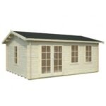 PALMAKO Abri de jardin Iris 19.1 m² avec plancher en bois massif 44 mm – Image 4