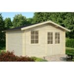 PALMAKO Abri de jardin Klara 10.4 m² en bois massif 28 mm – Image 2