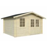 PALMAKO Abri de jardin Klara 10.4 m² en bois massif 28 mm