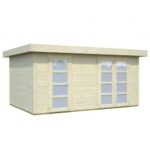 PALMAKO Abri de jardin Lara 12.7 m² en bois massif 28 mm – Image 4