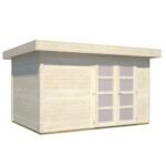 PALMAKO Abri de jardin Lara 8.4 m² en bois massif 28 mm