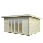 PALMAKO Abri de jardin Lea 14.2 m² en bois massif 44 mm