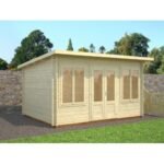 PALMAKO Abri de jardin Lisa 11.5 m² en bois massif 34 mm