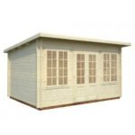 PALMAKO Abri de jardin Lisa 11.5 m² en bois massif 34 mm – Image 4