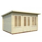 PALMAKO Abri de jardin Lisa 11.5 m² en bois massif 34 mm – Image 5