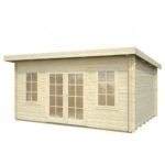 PALMAKO Abri de jardin Lisa 14.2 m² en bois massif 44 mm