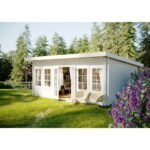 PALMAKO Abri de jardin Lisa 19.4 m² en bois massif 44 mm – Image 2