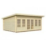 PALMAKO Abri de jardin Lisa 19.4 m² en bois massif 44 mm – Image 4