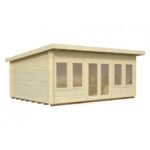 PALMAKO Abri de jardin Lisa 19.4 m² en bois massif 44 mm – Image 5