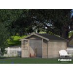 PALMAKO Abri de jardin Lotta 10 m² en bois massif 34 mm – Image 10