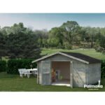PALMAKO Abri de jardin Lotta 13.9 m² en bois massif 34 mm – Image 7