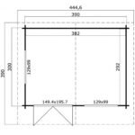 Abri de jardin Norderney 11.7 m² au choix avec plancher inclus – Image 5