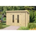 Abri de jardin Sacramento 8.5 m² bois massif 28 mm