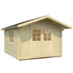 PALMAKO Abri de jardin Sally 10.2 m² avec plancher en bois massif 44 mm – Image 4