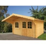 PALMAKO Abri de jardin Sally 12.3 m² avec plancher en bois massif 44 mm – Image 2