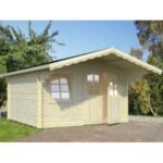 PALMAKO Abri de jardin Sally 12.3 m² avec plancher en bois massif 44 mm