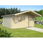 PALMAKO Abri de jardin Sally 15.5 m² avec plancher en bois massif 44 mm – Image 2