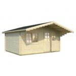 PALMAKO Abri de jardin Sally 15.5 m² avec plancher en bois massif 44 mm