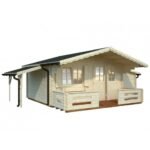 PALMAKO Abri de jardin Sally 15.5 m² avec plancher en bois massif 44 mm – Image 4