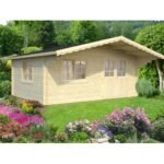 PALMAKO Abri de jardin Sally 19.1 m² avec plancher en bois massif 44 mm – Image 2