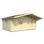 PALMAKO Abri de jardin Sally 19.1 m² avec plancher en bois massif 44 mm – Image 4
