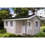 PALMAKO Abri de jardin Susanna 16.4 m² avec plancher en bois massif 44 mm – Image 5