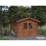 PALMAKO Abri de jardin Valentine 9 m² traité autoclave 28 mm