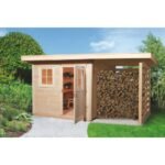 Abri de jardin WEKA 170A+appentis de 13.4 m² en bois massif 28 mm – Image 2