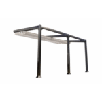 COULEURS DU MONDE - Pergola adossée BARBADE - 3 x 6 mètres - Structure seule – Image 2