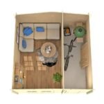 EDEN PARTENAIRE JARDIN Abri de jardin Bleuet L bois naturel sans plancher 380 x 380 cm – Image 5